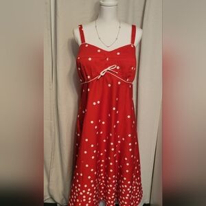 Red & White Dress Size 16W
